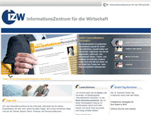 Tablet Screenshot of izw.info